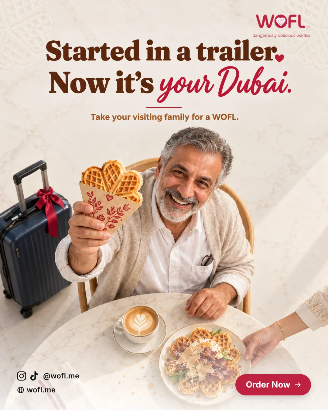 Trailer to your table: take visiting family, a poster for WOFL
